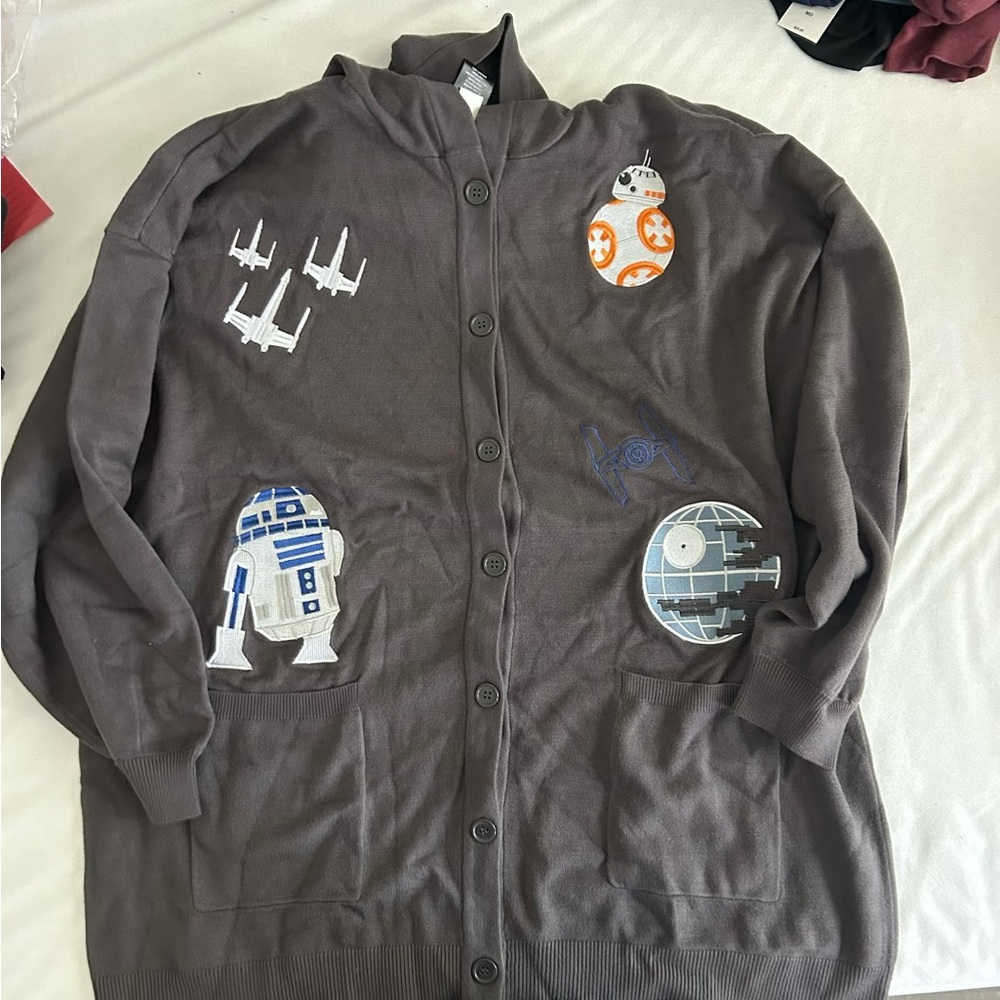 Star Wars Themed Brown Cardigan